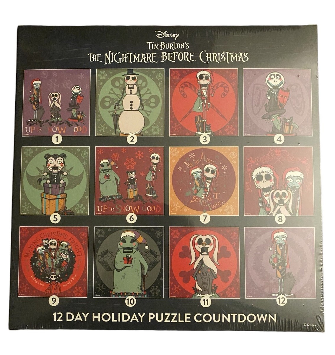 Nightmare Before Christmas 12 Day Holiday Countdown Puzzle | eBay