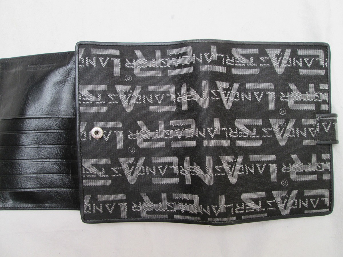 Portefeuille LANCASTER Vintage En Cuir Authentique - Occasion, Marron, Style TBEG