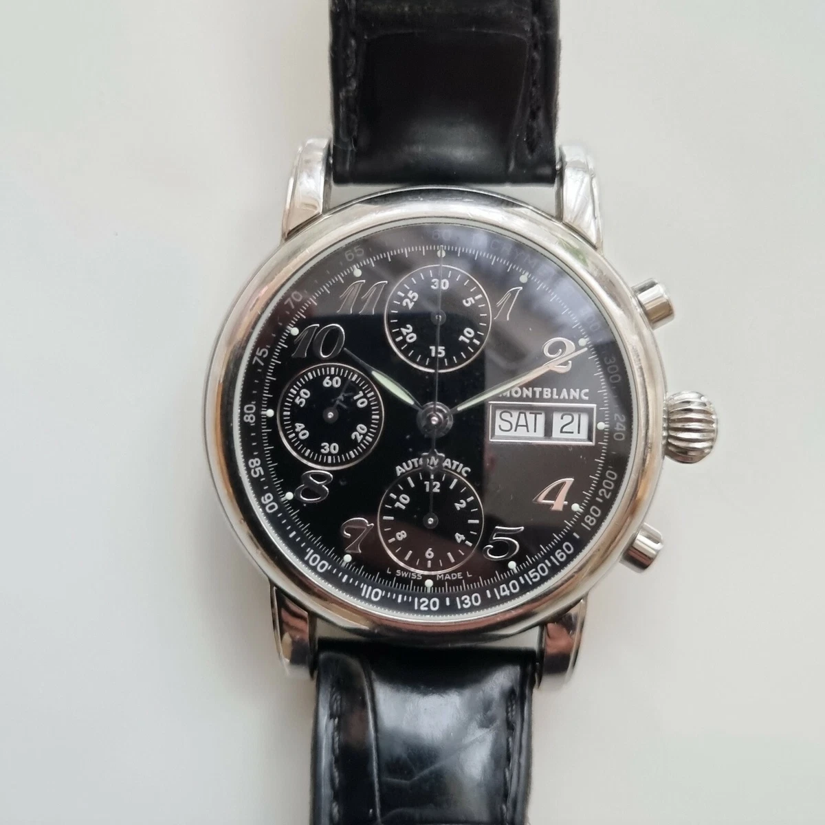 Montblanc Meisterstuck 4810 Automatic Chronograph Men s Watch eBay