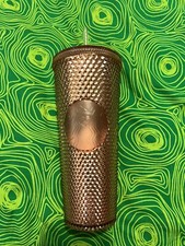 Starbucks 24 oz Rose Gold Studded Cup- Limited Edition 2019