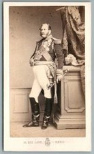 CDV 1865 Magnan with his Marshal's Stick. Antique Militaria Creamer Photo