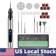 58/74/83PCS USB Charging Electric Engraving Etching Machine Cordless Rotary Tool