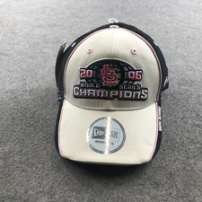 Vintage St Louis Cardinals Hat Womens Adjustable White Pink 2006 World Series