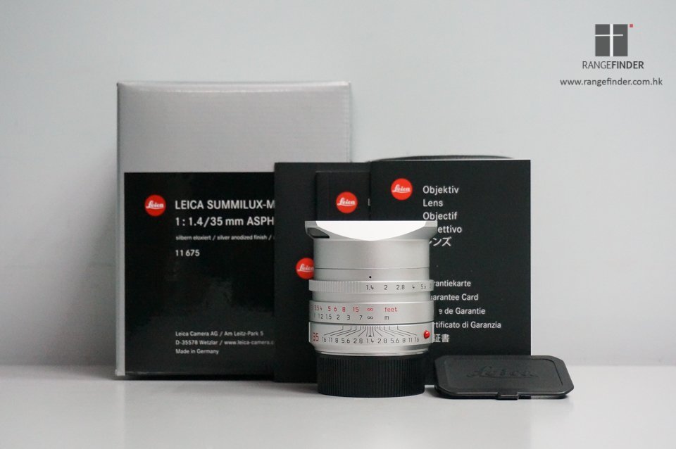 LEICA SUMMILUX-M 1：1.4／35mm ASPH 11663 LEICA SUMMILUX-M 1.4/35mm ASPH., black anodized 11663