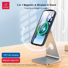 XUNDD L shape holder wireless Magsafe Charger stand for iphone samsung google