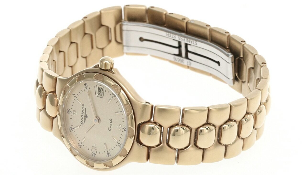 LONGINES Conquest Gold Dial Stainless 