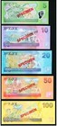 Fiji 5 10 20 50 100 Dollars ND(2012) P115as 116s 117s 118s 119as UNC / Specimen — photo 2