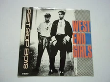 PET SHOP BOYS - West End Girls / A Man Could Get Arrested 45 RPM 7" Record 1985