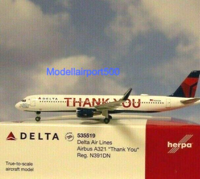 Herpa Wings 1:500  Airbus A321  Delta Airlines N391N  535519  Modellairport500