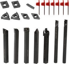 Utensili Tornio per Metallo  21PCS Tornio Turning Tool in Metallo Duro Inserti T