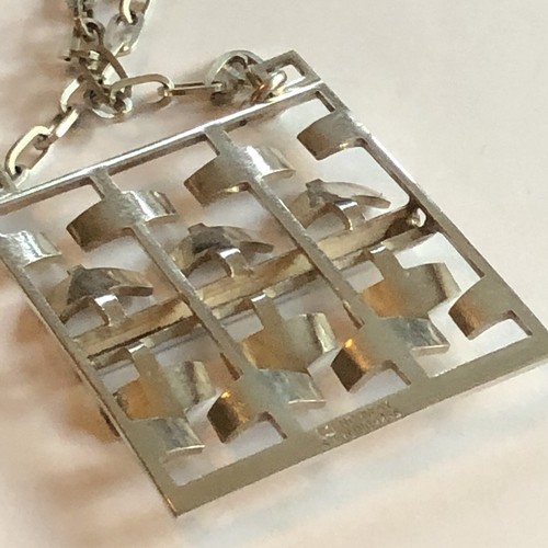Ton Vigeland Norway Designs Halskette Anhänger Sterlingsilber Norweger Vintag... - Bild 7 von 12