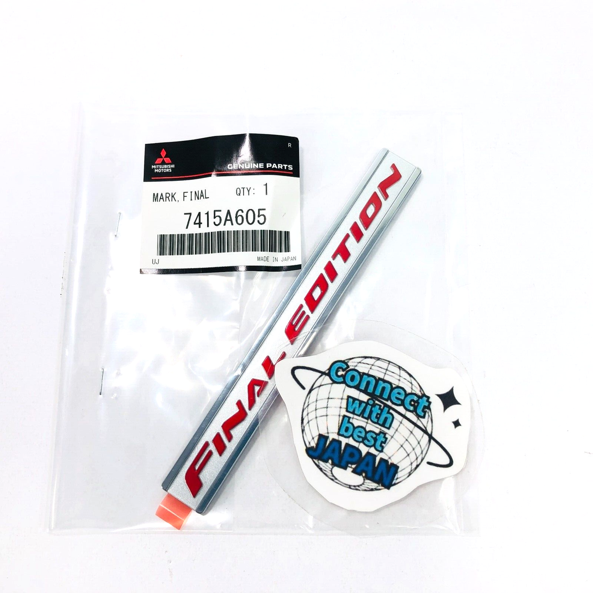 MITSUBISHI GENUINE LANCER EVOLUTION EVO X FINAL EDITION EMBLEM
