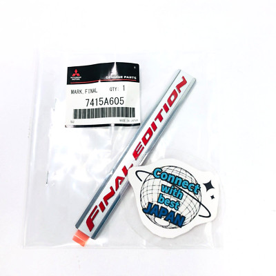 MITSUBISHI GENUINE LANCER EVOLUTION EVO X FINAL EDITION EMBLEM 7415A605