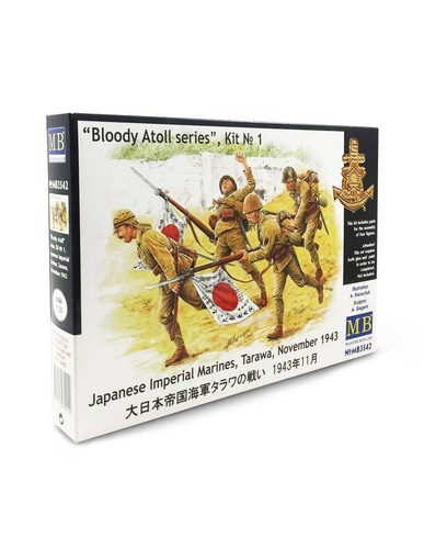 Kit de figuras MASTER BOX 3542 1:35 Fuerza de desembarco naval especial japonesa Tarawa 1943 - Imagen 4 de 10