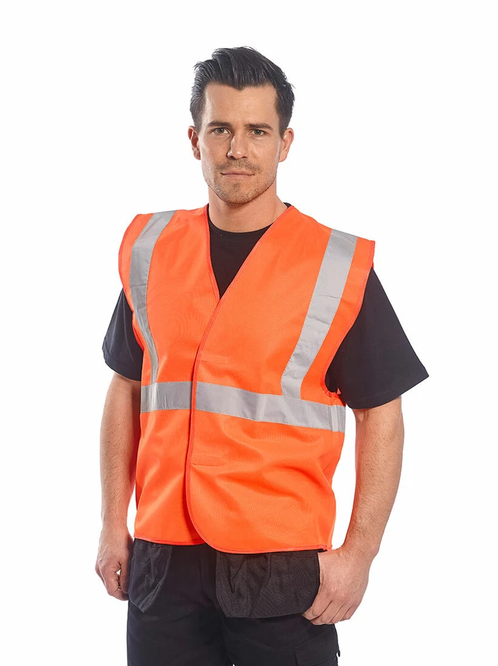 Portwest C472 Hi-Vis Reflective One Band & Brace Lightweight Cooling Vest ANSI - Image 3 of 4