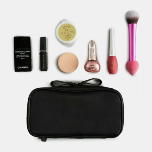 Kosmetiktasche Schminktasche kleine Organizer Aufbewahrungstasche Reise Schönheit Toilettenartikel - Bild 2 von 6