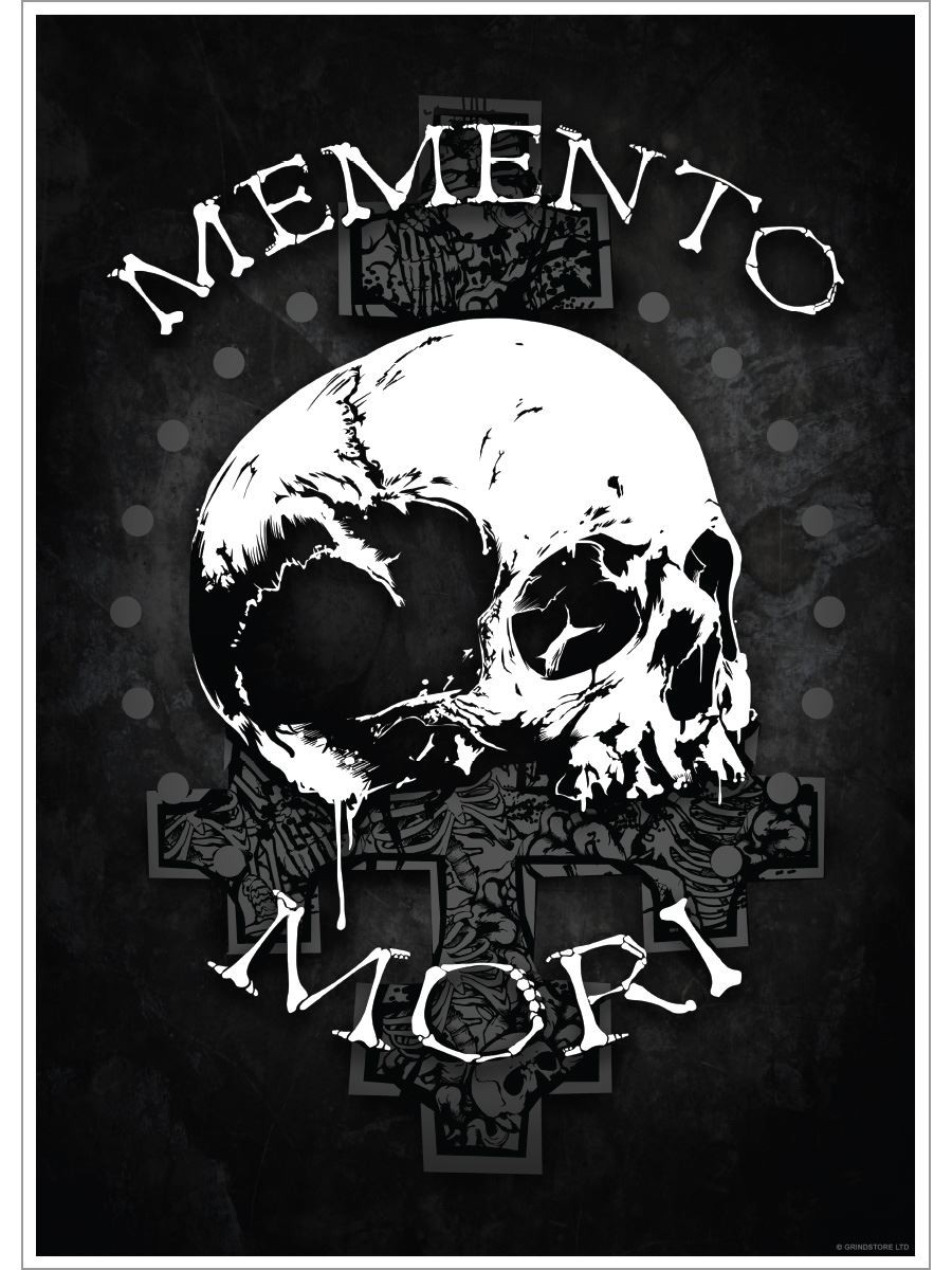 Laminated Memento Mori Mini Poster