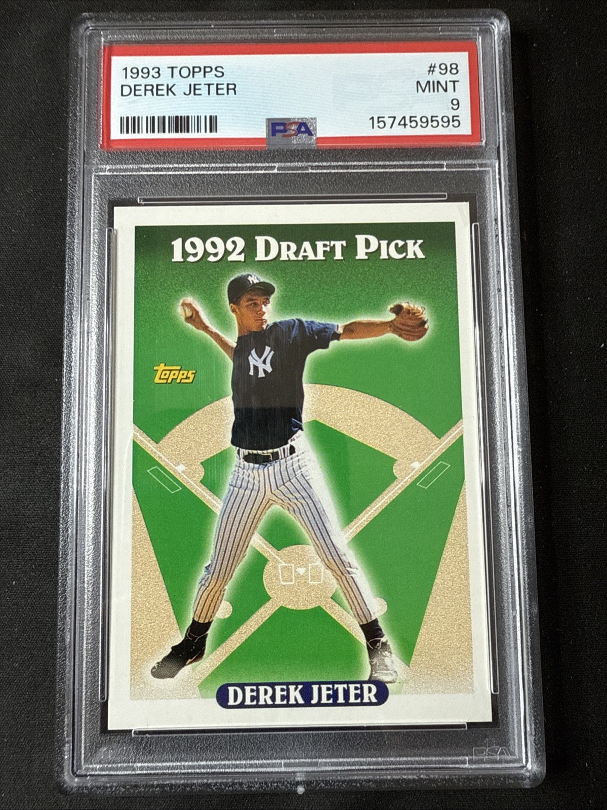 1993 Topps Derek Jeter RC #98 - PSA 9 MINT  New Slab