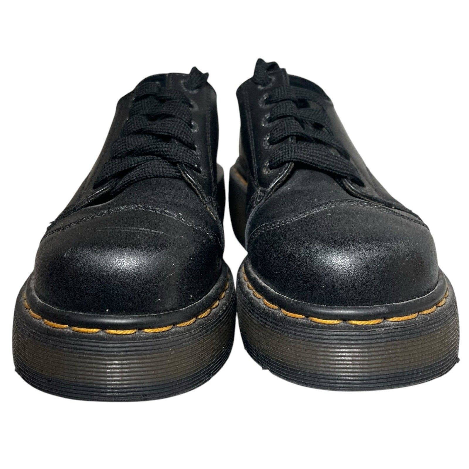 SAOLA Scarpe Oxford Dr. Martens Y2K suola gomma grosse taglia 5 nere stringate 8651 anni 90 scarpa