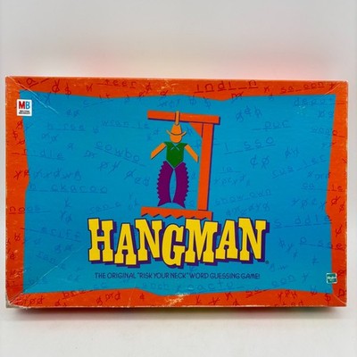 VINTAGE Hangman COMPLETE Milton Bradley 1999 Words Classic Game