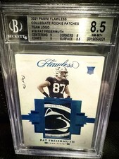 2021 Panini Flawless Rookie Patch Pat Freiermuth Penn State  1/1 