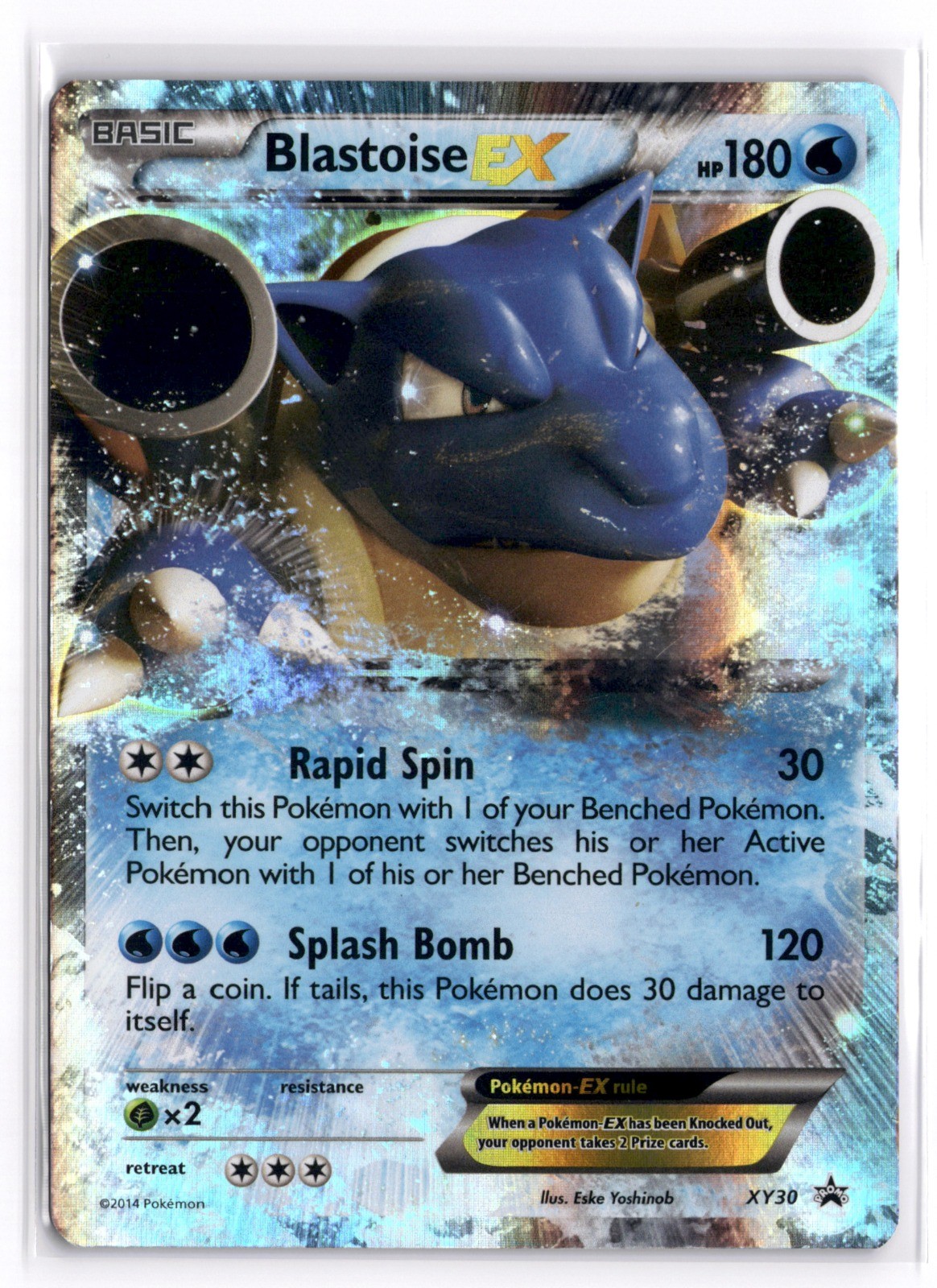 Pokemon TCG Blastoise EX - XY30 XY Black Star Promo Holo NM