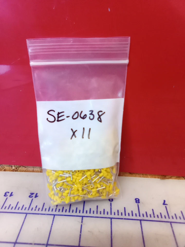 Phoenix Contact Misc Bagof Yellow Ferrals, SE-0638, X11 - Image 2 of 4