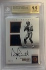 DAK PRESCOTT 2016 ENCASED AUTO DUAL JERSEY 19/75 BGS 9.5/10 DALLAS COWBOYS