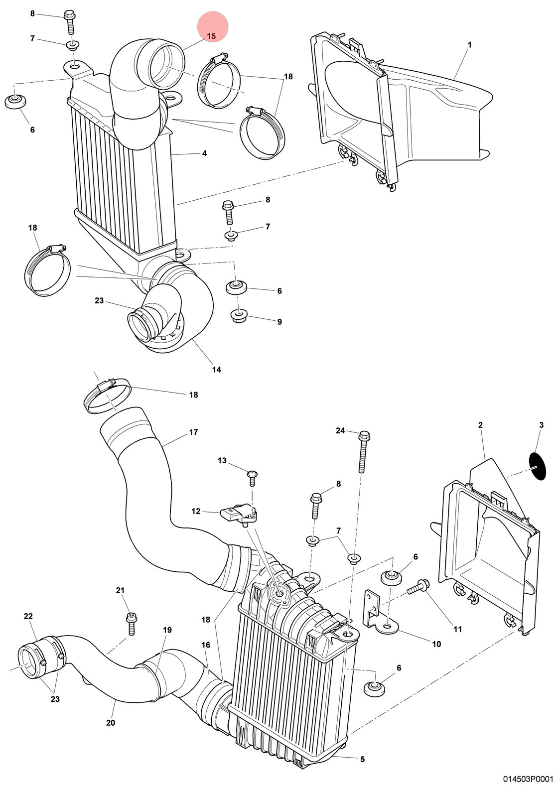 04-13 BENTLEY CONTINENTAL FLYING SPUR GTC FRONT LEFT AIR CHARGE HOSE PIPE OEM