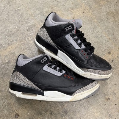 Jordan 3 Retro OG Black Cement 2024 Mens Size 9 DN3707-010 Sneakers *DISTRESS*