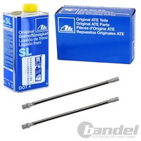 2Xate Bremsschlauch VORDERACHSE+1L ATE SL DOT 4 Passend FüR Porsche 911 912 914