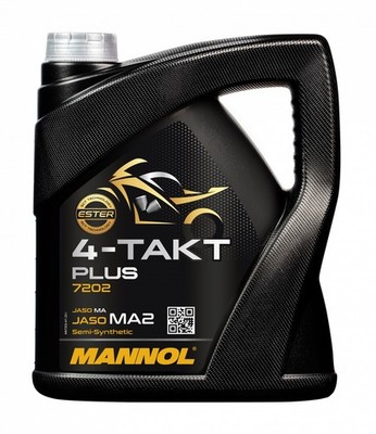 Mannol 4T Plus 10W-40 4L Motorradöl JASO MA2 API SL