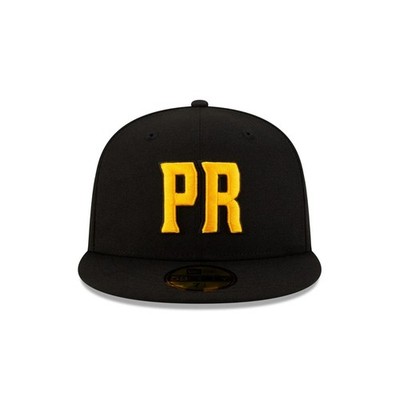 New Era 59Fifty Black Roberto Clemente Puerto Rico Grey Under Visor -NWT- 7 1/2