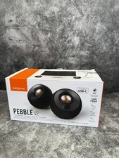 Creative Pebble V2 2.0 Desktop Speakers | USB-C Powered | 16W | Black | MF1695