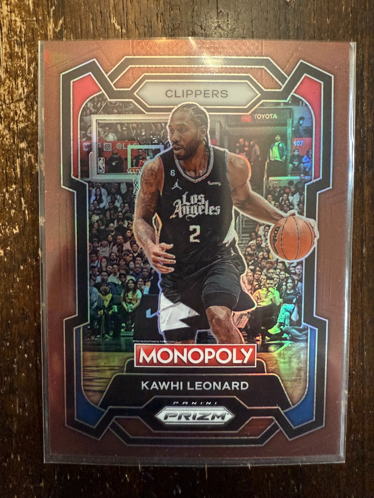 Kawhi Leonard - 2023-24 Prizm Monopoly Brown Prizm /249 #37 Clippers SP