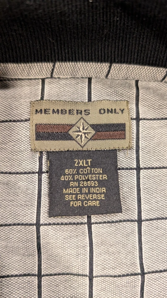 Pullover manga larga Members Only Window Pain Foto 3 de 4