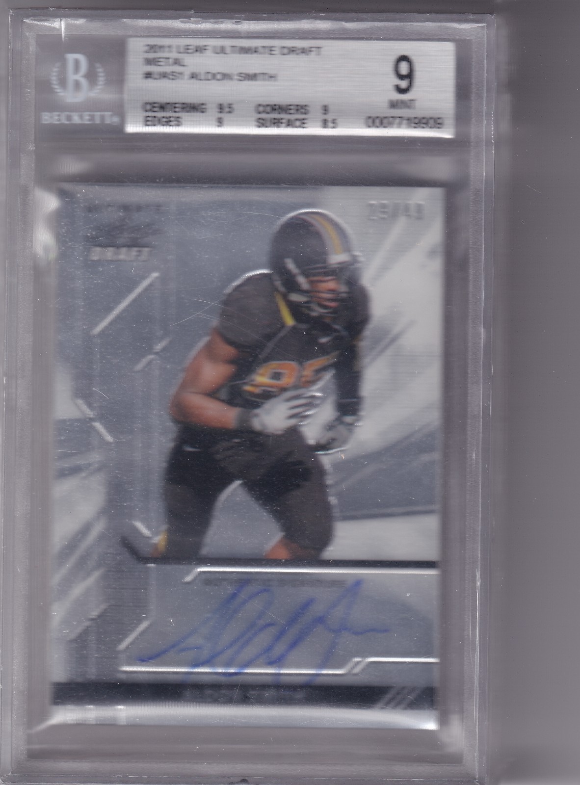 Aldon Smith Leaf Ultimate Draft Metal #UAS1 Autograph