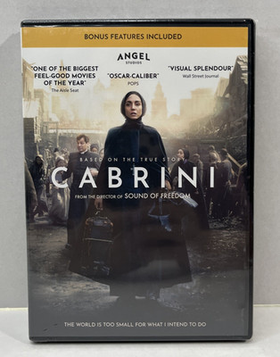 Cabrini (DVD, 2024) Based on a True Story - New/Sealed 