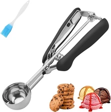 Spring Chef - Small Cookie Scoop for Baking, Multifunctional #60 Melon Baller wi