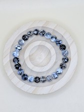 Orca Agate Women's Bracelet 8mm Round Beaded Stretch Healing Protection Jewelry
