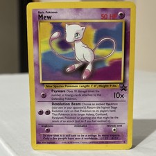Pok mon Mew Wotc Promo Regular 151 50 HP English TCG Card
