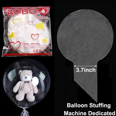 Clear Bobo Balloons 5PCS PVC Bubble Party Decoration Wide Mouth Transparent