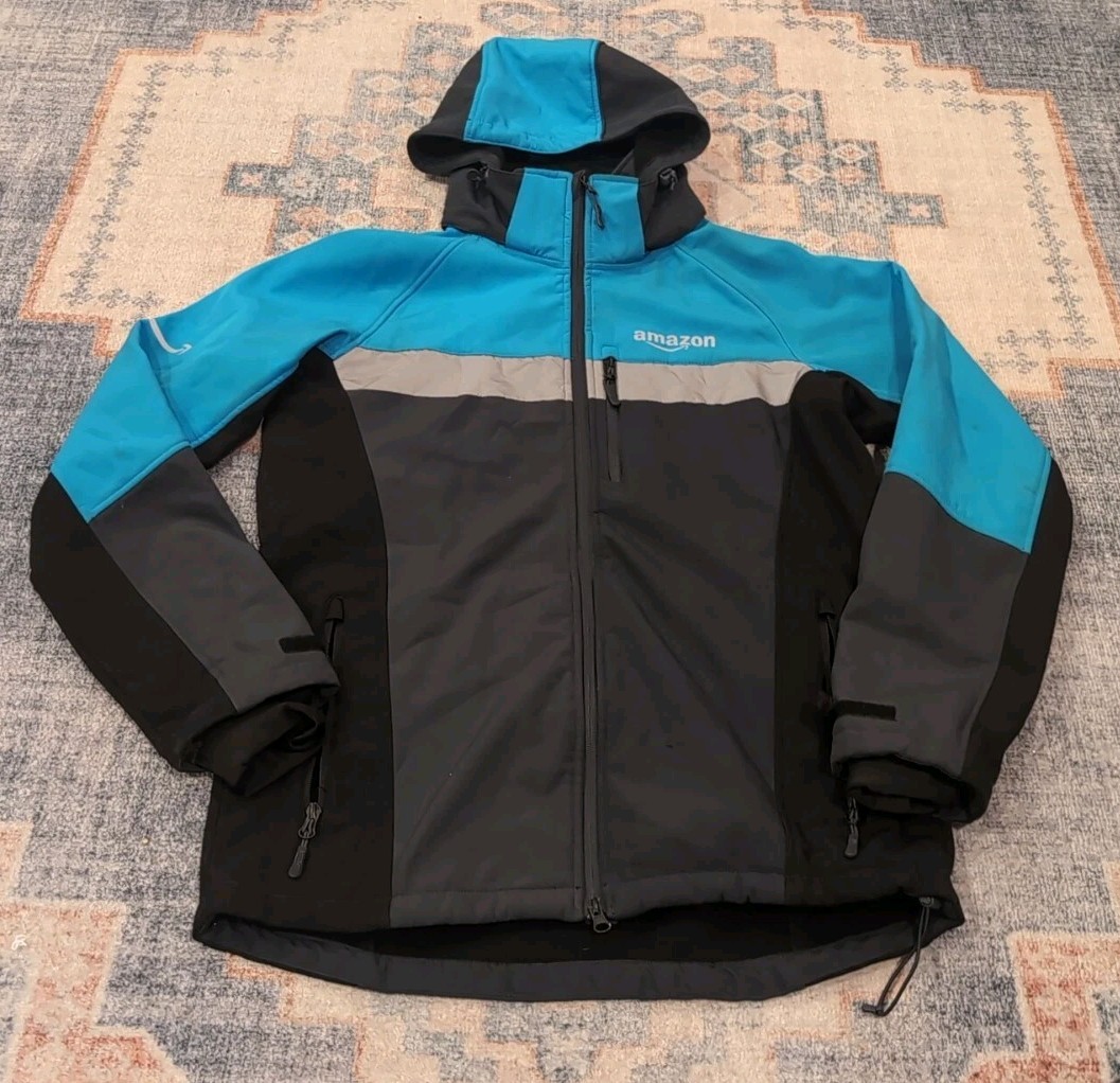 Amazon Lightweight Rain Shell Jacket Full Zip Ref… - image 1