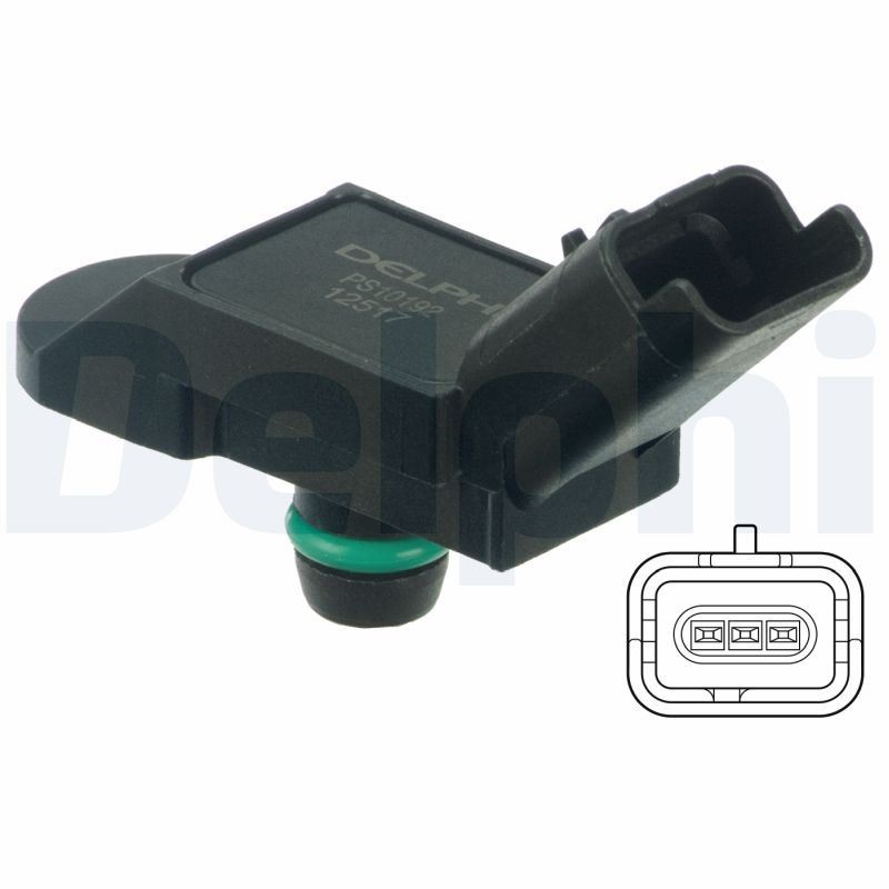 Delphi Sensor, Saugrohrdruck Größe 22 Ps10192 - Bild 8