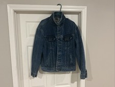Vintage Lee Riders Denim Jacket Men's Size Large PATD-153438 Made in USA