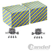2X Snr RADLAGER-SATZ Hinten Passend FÜR Bmw X5 X6 Links+Rechts