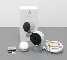 Google Nest Cam Indoor GJQ9T GA03178-US 1080p Wired Camera - Fog