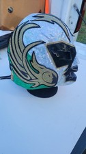 Máscara mexicana azteca lucha libre tricolor semiprofesional Dr Wagner Jr.
