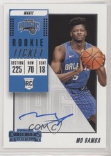 2018-19 Panini Contenders Rookie Ticket Variation Mo Bamba #104 Auto 07d9