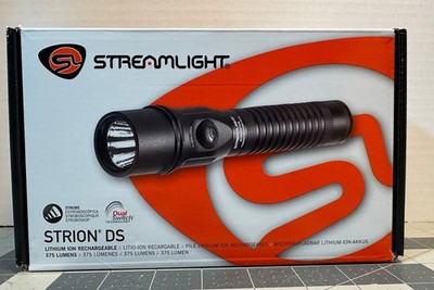 Streamlight 74420 Strion DS Rechargeable Flashlight w/ AC Charger & Grip Ring